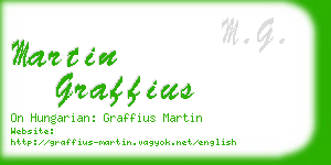 martin graffius business card